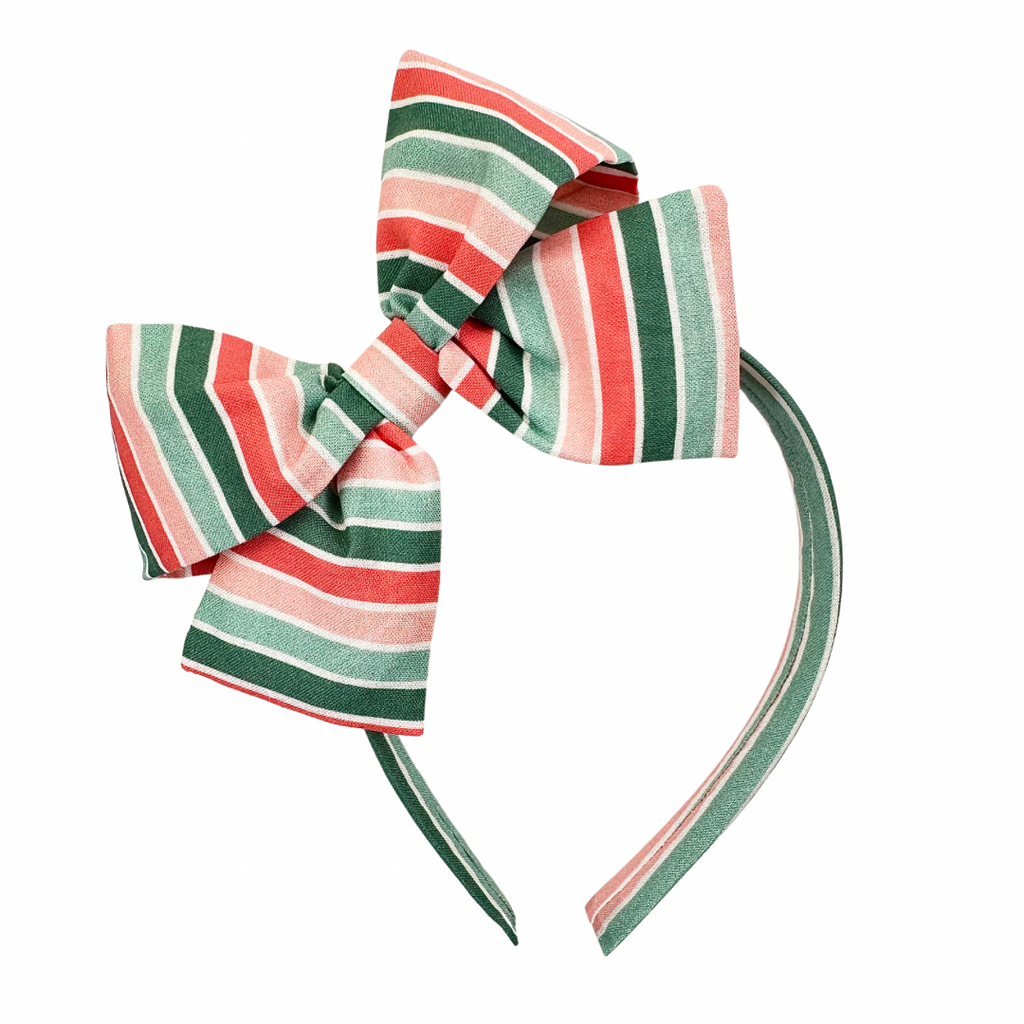 St. Nick Stripe :: Big Girl Headband