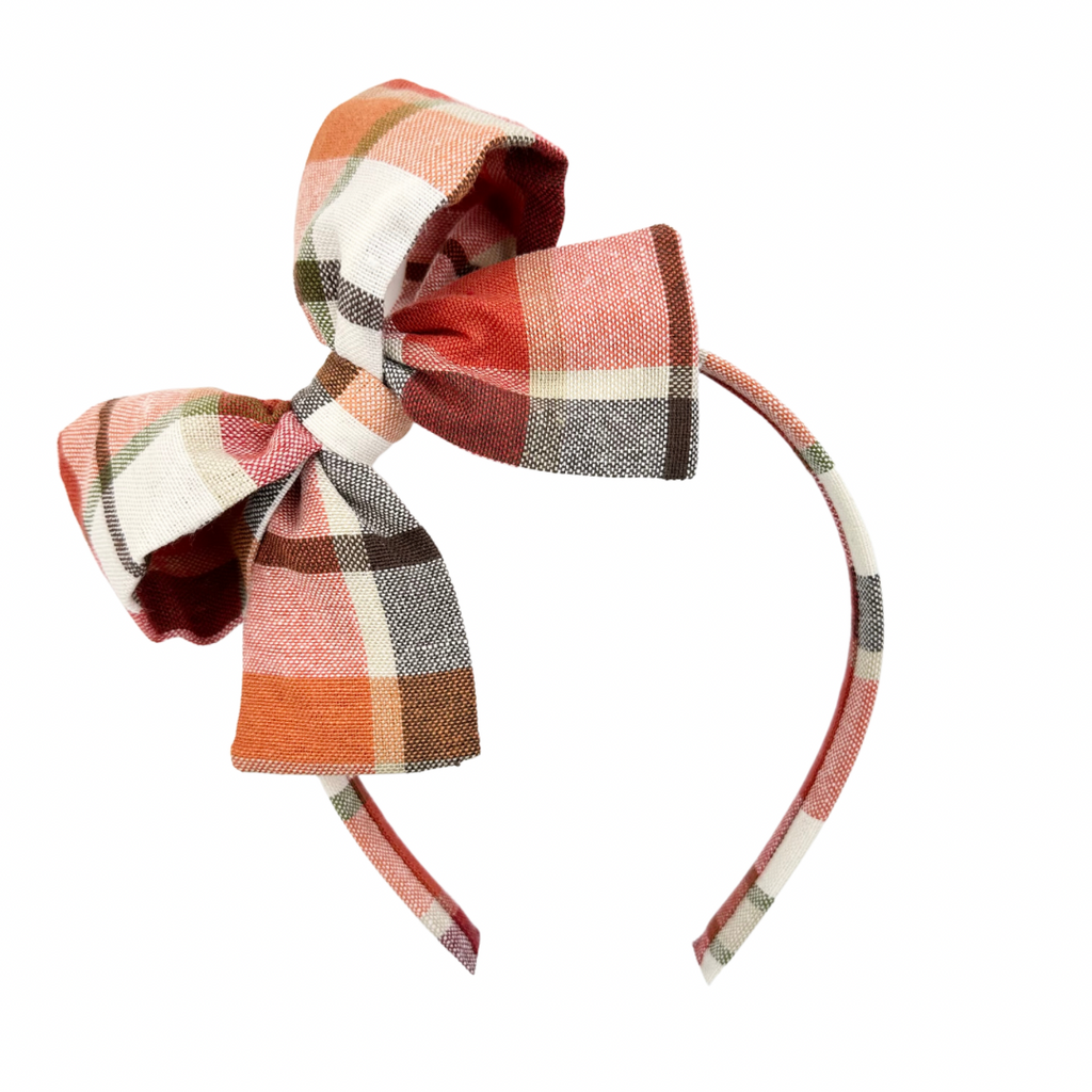 Thanksgiving Plaid :: Big Girl Headband