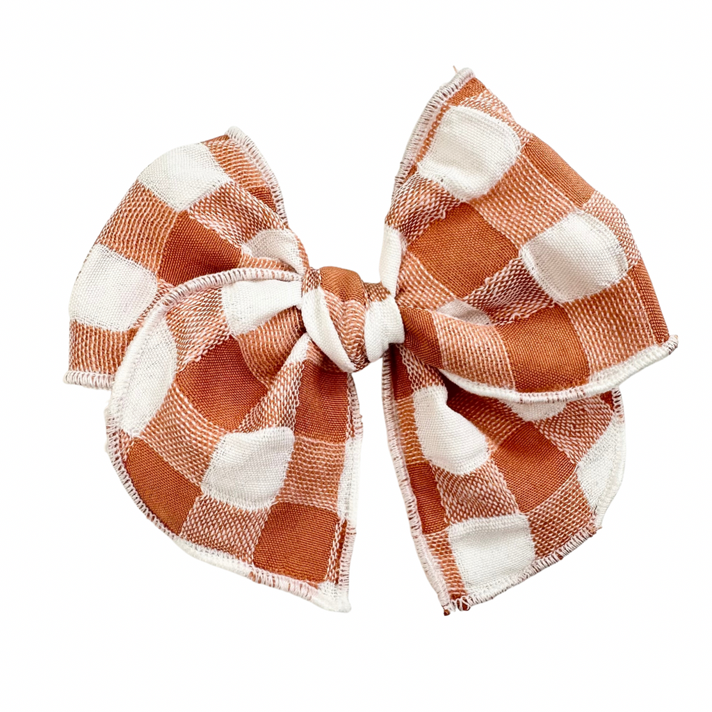 Rust Gingham :: Mini Traveler