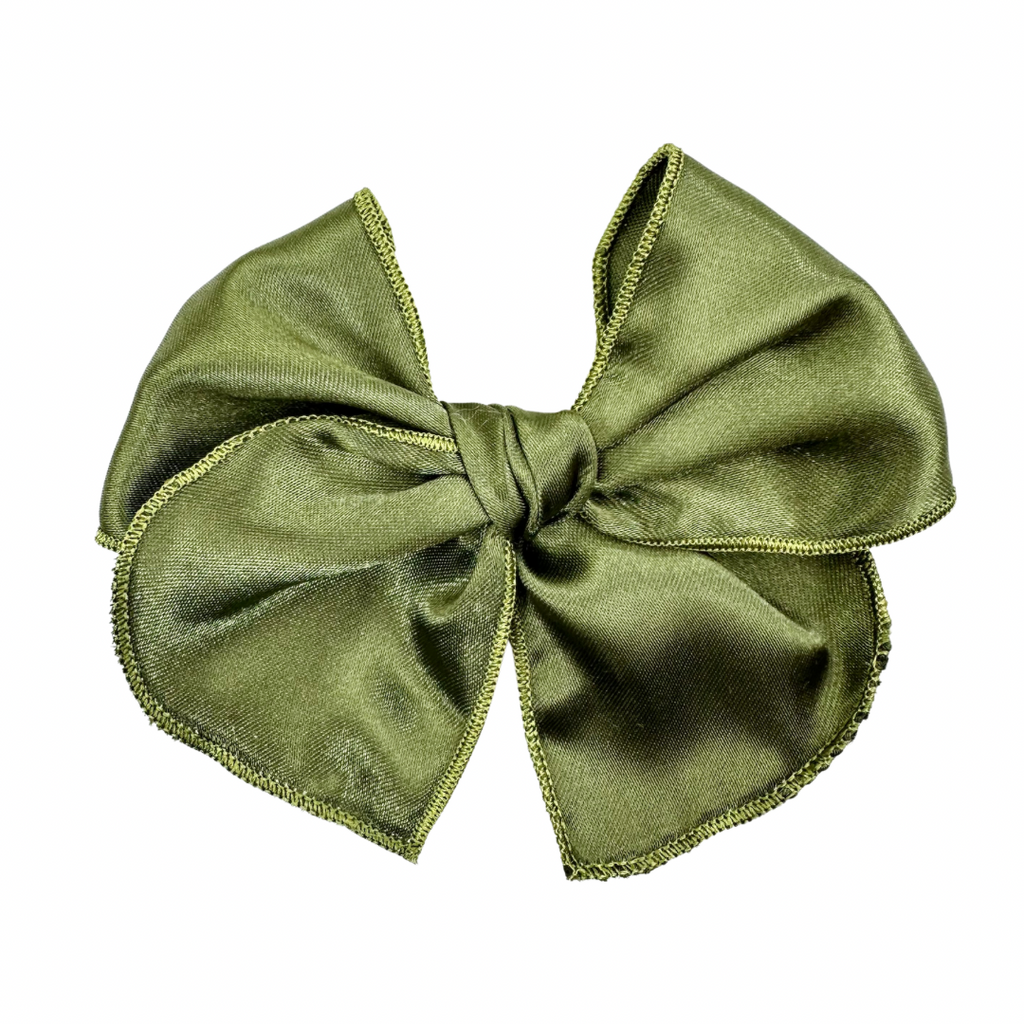 Avocado Green Satin :: Mini Traveler