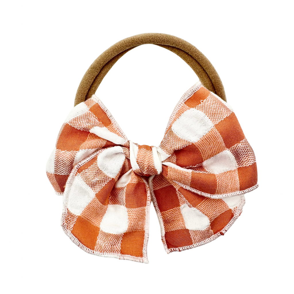 Rust Gingham :: Mini Traveler