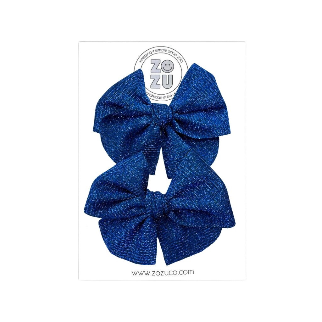 Sparkly Blue :: Mini Traveler Pigtail Set