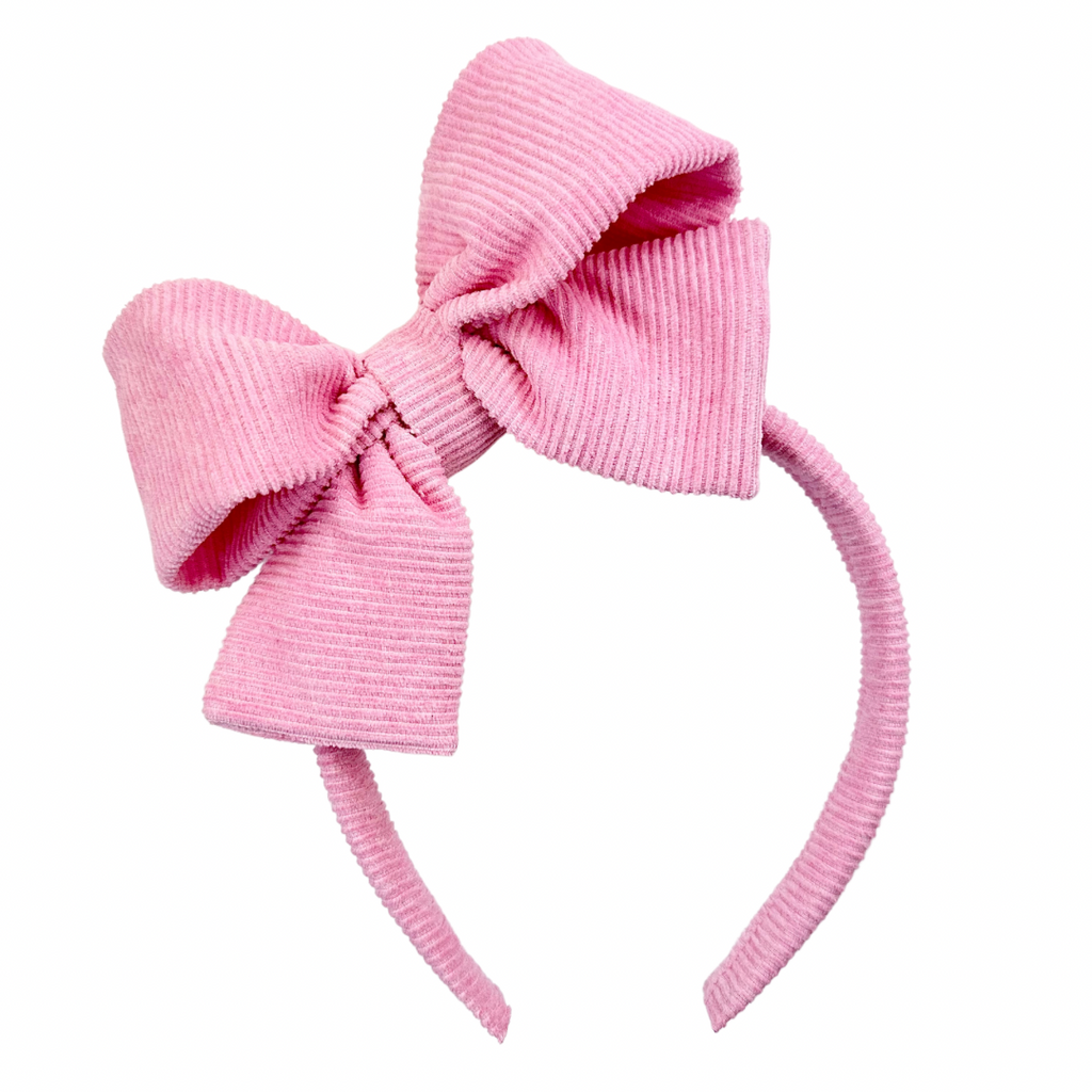 Pink Corduroy :: Big Girl Headband