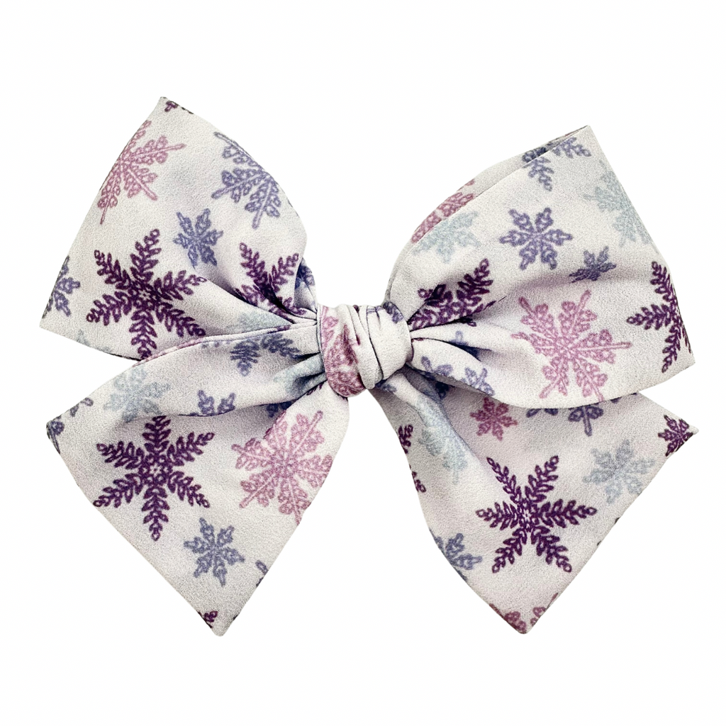 Lavender Snowflake :: Voyager Bow