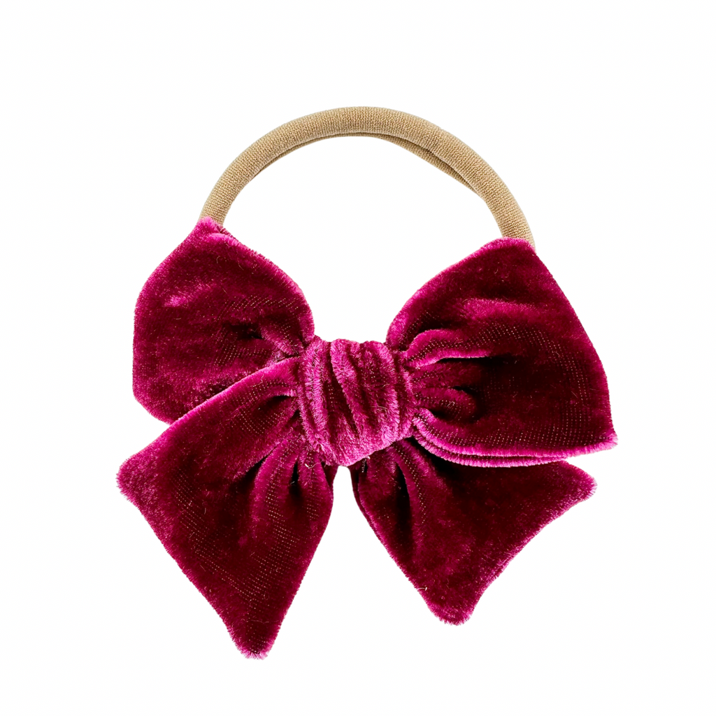 Sugarplum Velvet :: Mini Voyager Bow