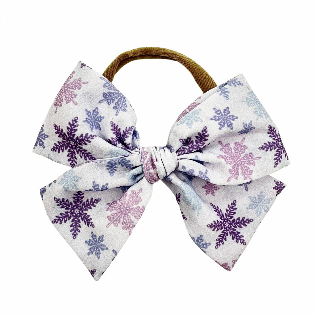 Lavender Snowflake :: Voyager Bow