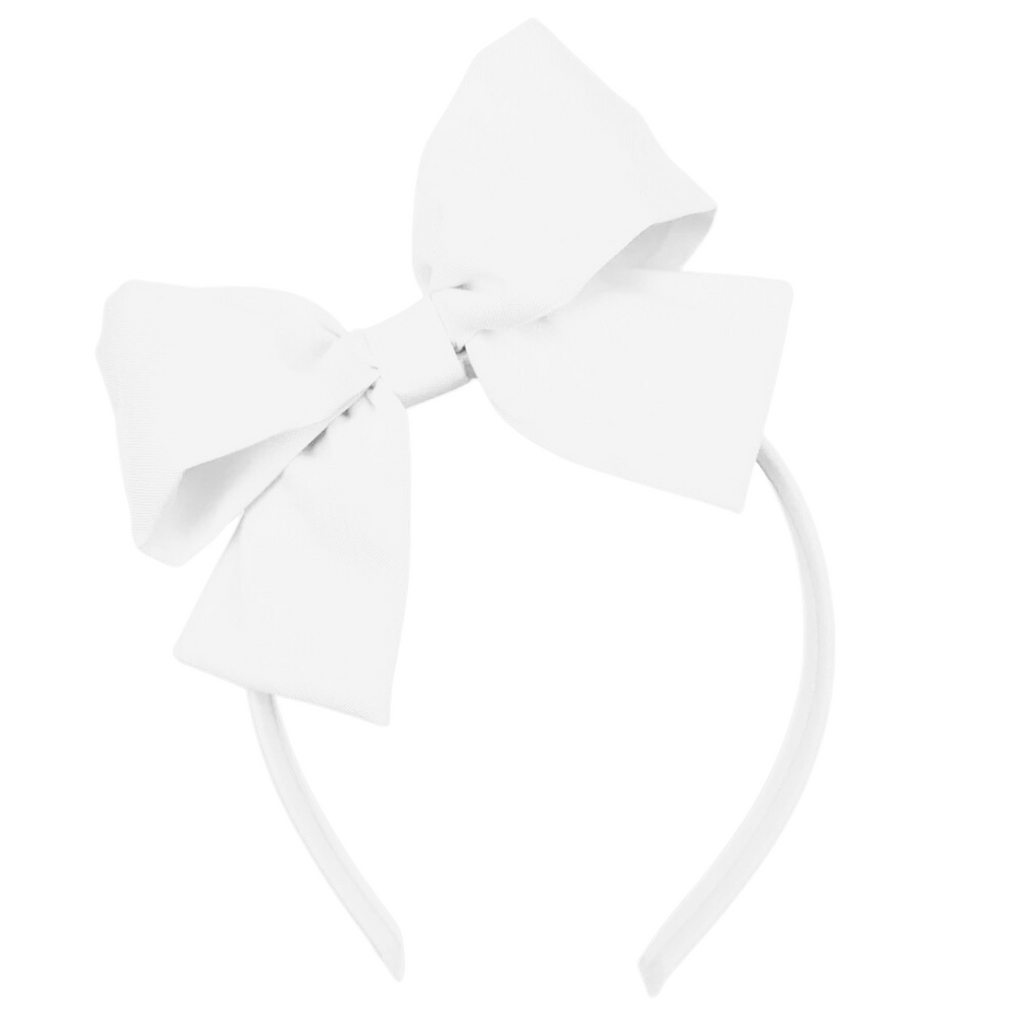 White :: Big Girl Headband