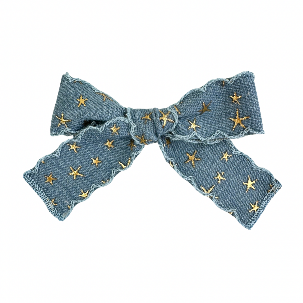 Golden Star Denim :: Ribbon Mini Explorer Bow