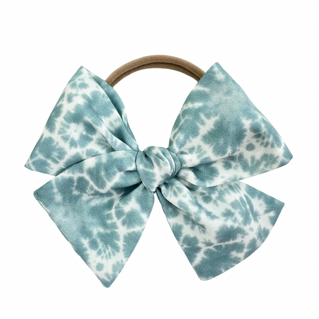 Blue Tie Dye :: Voyager Bow