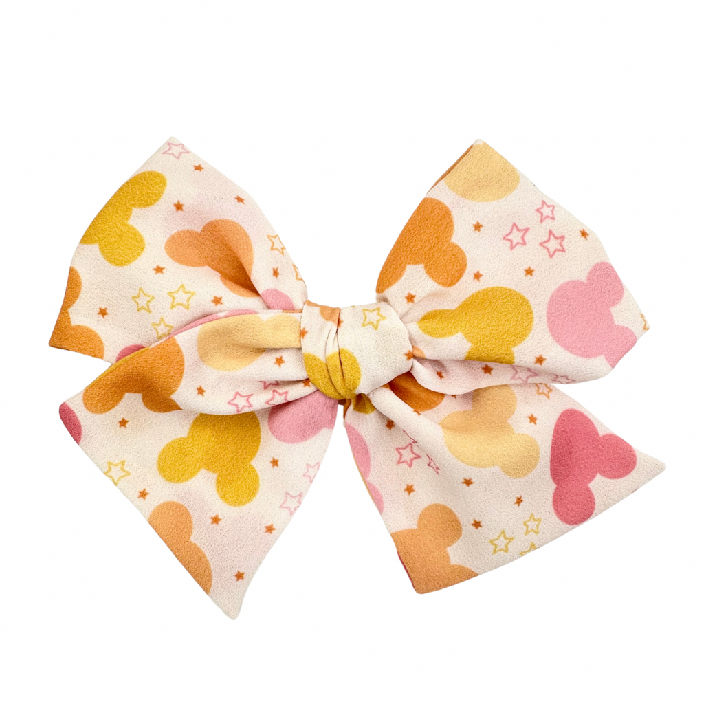 Mouse Ears in Sorbet :: Voyager Bow