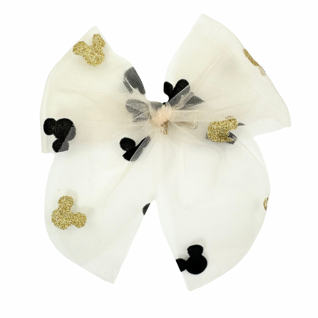 Black and Gold Mouse Ears Tulle :: Traveler