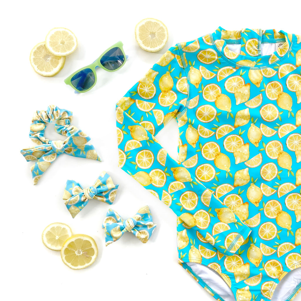 Lemons :: Swim Zip :: Swim Scrunchie