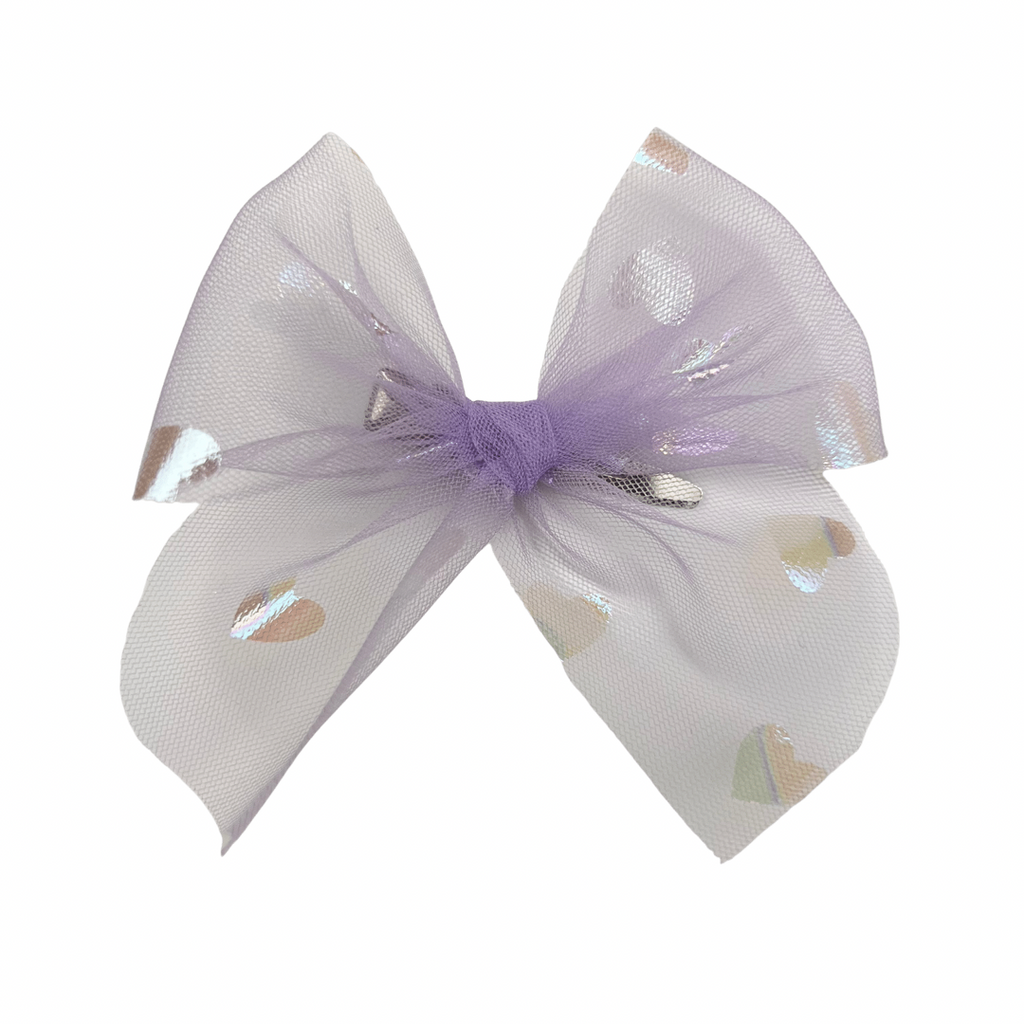 Iridescent Lavender Hearts:: Mini Traveler