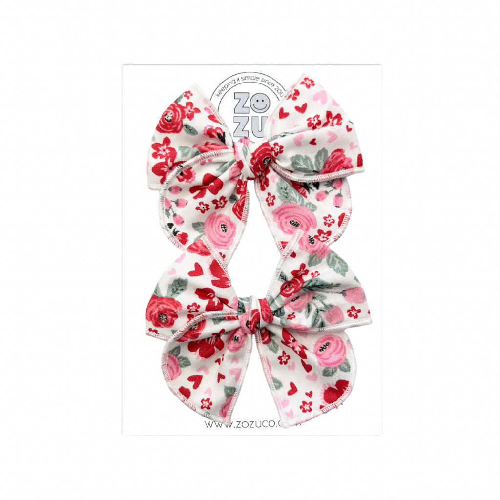 Sweetheart Floral :: Mini Traveler Pigtail Set