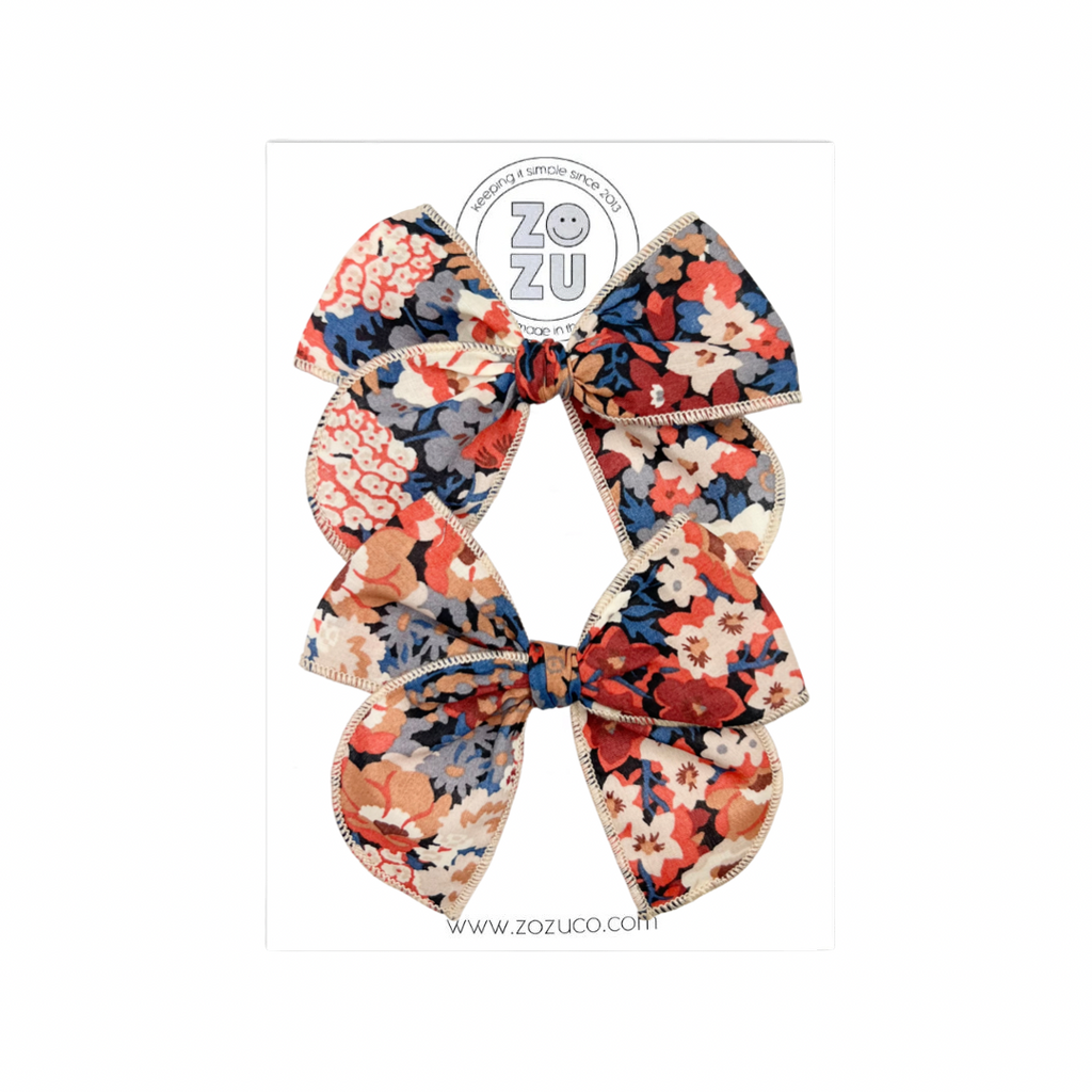 Thorpe Floral - Liberty of London :: Mini Traveler Pigtail Set