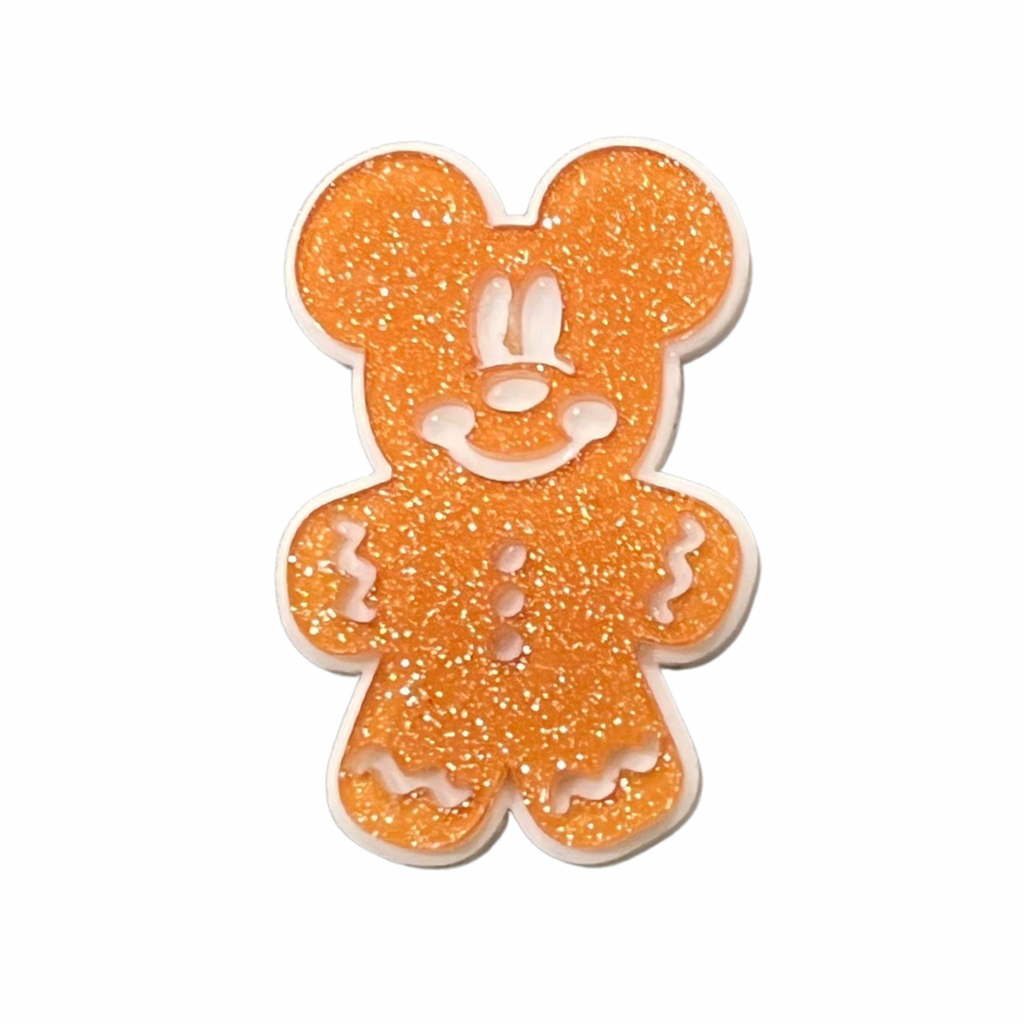 Mouse Ears Gingerbread :: Acrylic Pin (for Backpacks, clothing, etc.)