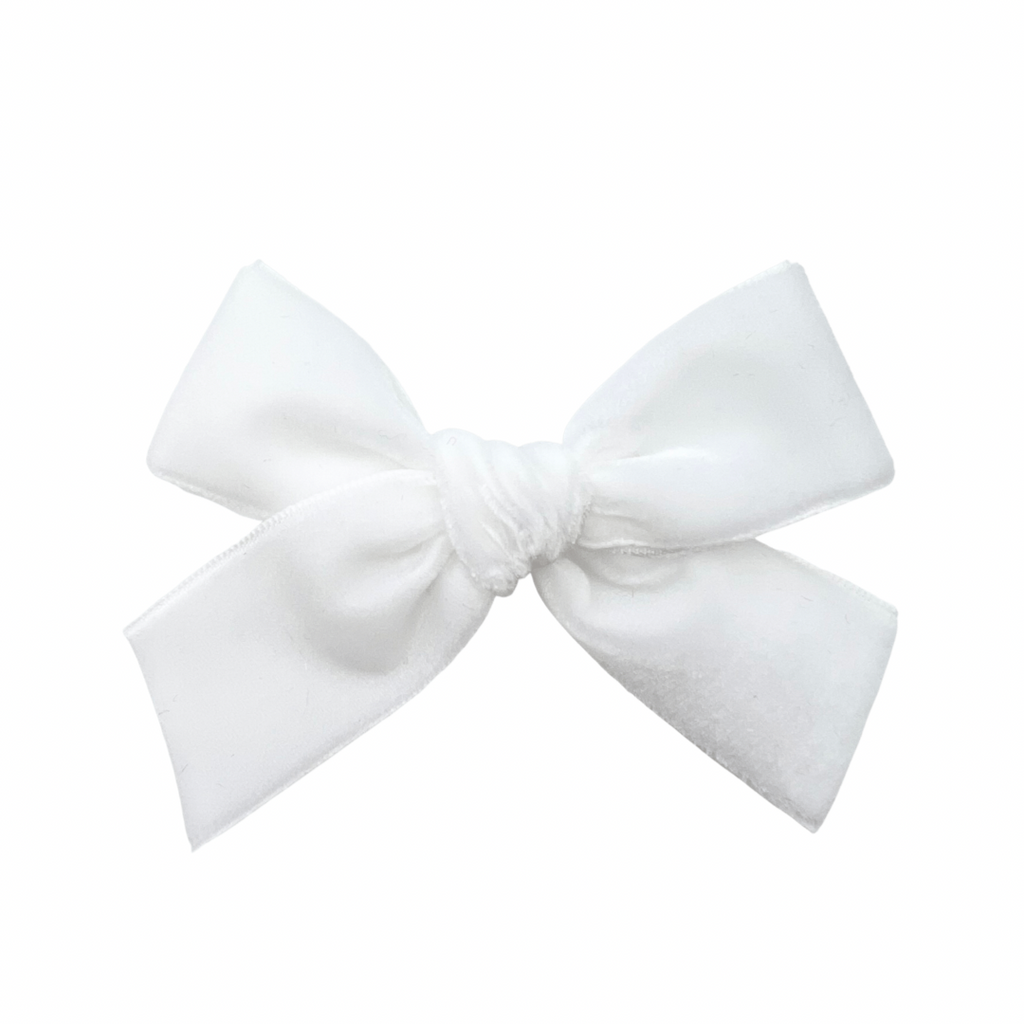 Snowy Velvet :: Ribbon Mini Explorer Bow