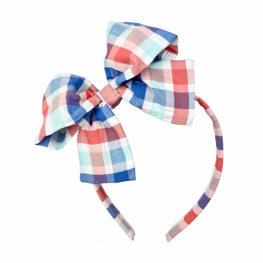 Picnic Plaid :: Big Girl Headband