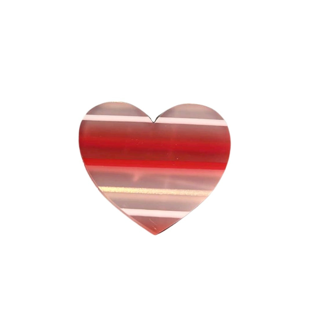 Striped Heart :: Acrylic Pin (For backpacks and Clothing)