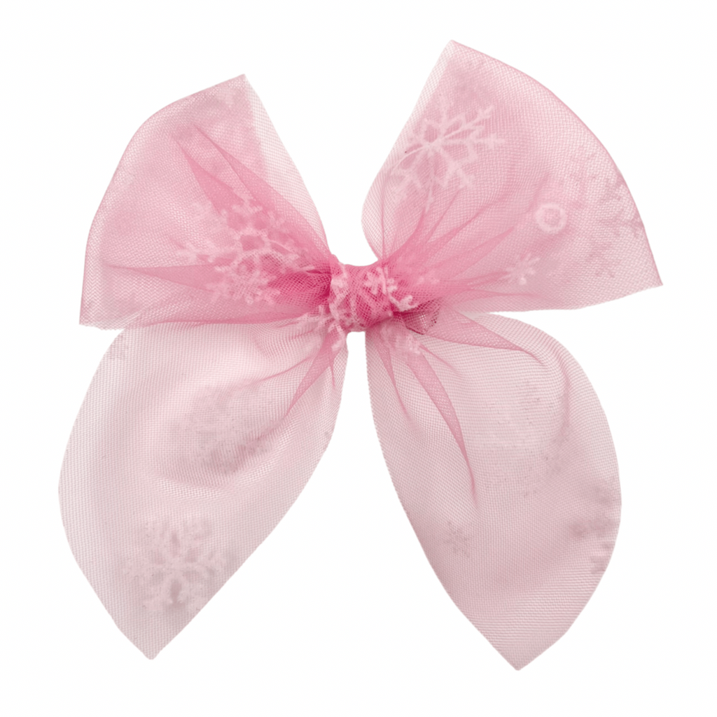 Fuchsia Snowflake Tulle :: Traveler