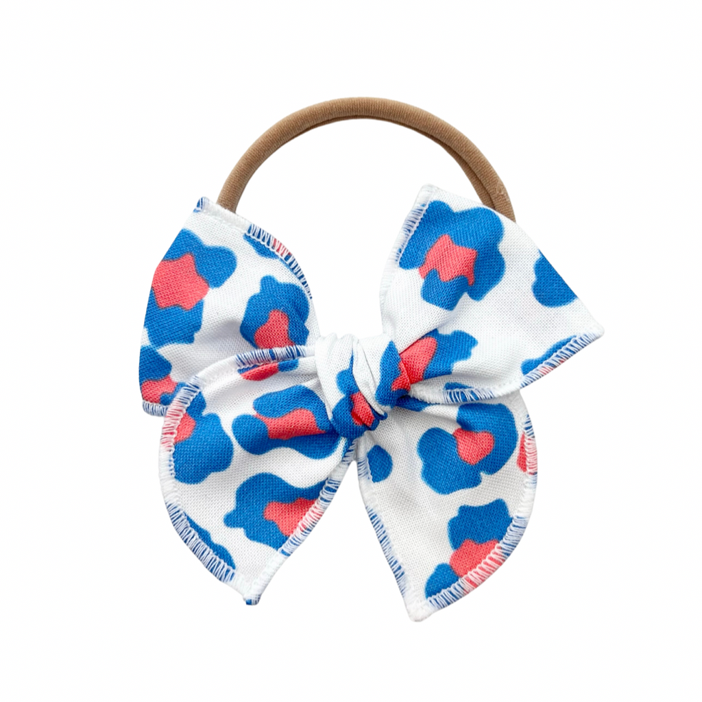 Red, White, and Blue Leopard :: Mini Traveler