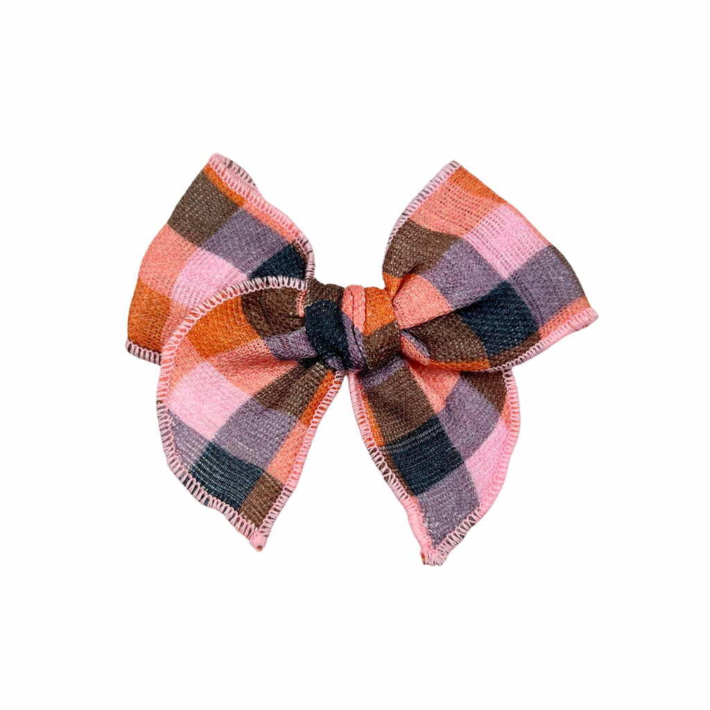 Fall Gingham Gauze :: Mini Traveler