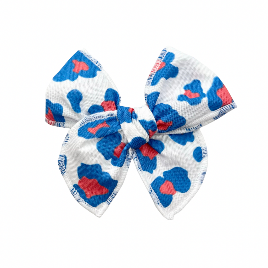 Red, White, and Blue Leopard :: Mini Traveler